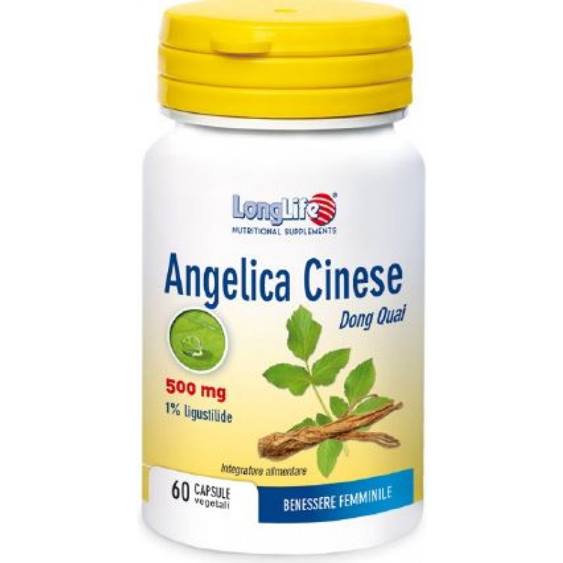 Longlife Angelica Cinese tonico energetico femminile 60 capsule