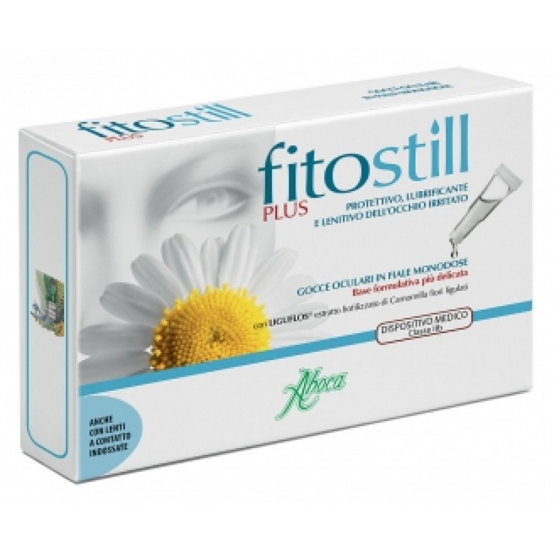 Aboca Fitostill Plus Gocce Oculari Protettive Lubrificanti 10 Fiale - DISPOSITIVO MEDICO Classe II b