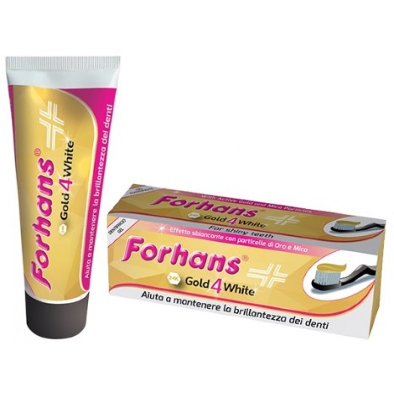 Forhans Gold 4 White Dentrifricio 75ml