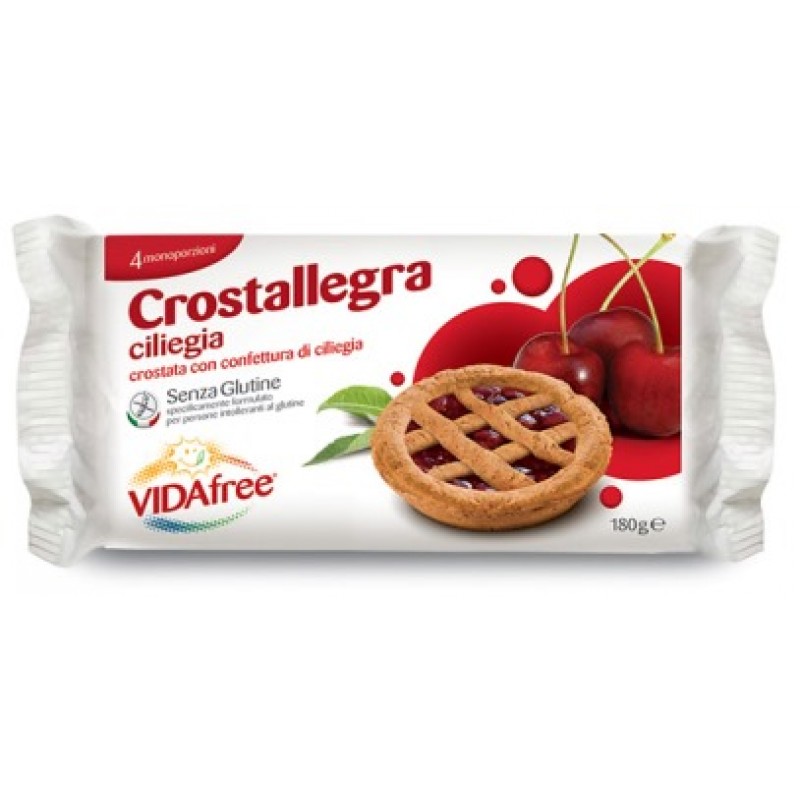 Vidafree Crostallegra Gusto Ciliegia Senza Glutine 180 g