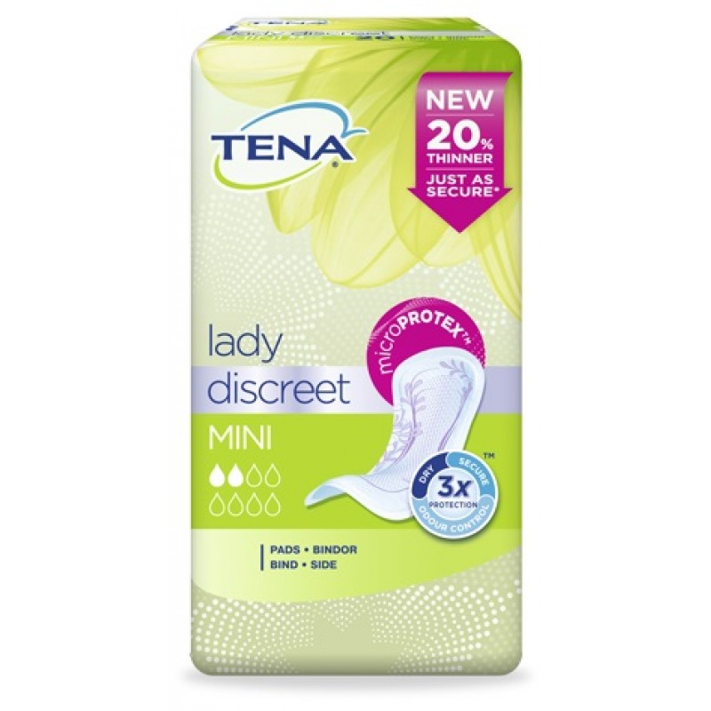 Tena Lady Discreet Mini Assorbenti 20 Pezzi