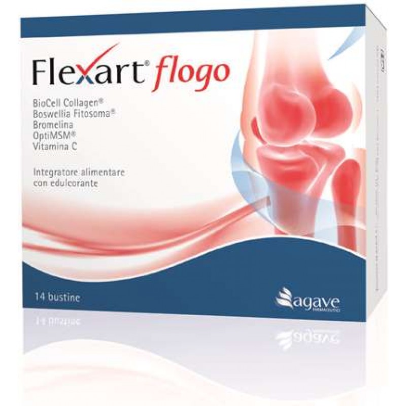 Flexart Flogo - Integratore per le articolazioni - 14 Bustine Nuova Formula