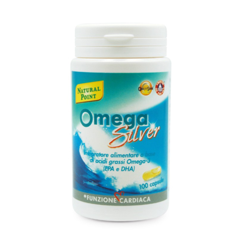 Omega Silver Natural Point - Integratore per la funzione cardiaca - 100 capsule