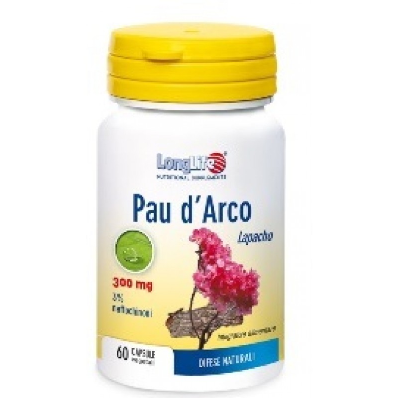 LongLife Pau D'Arco 300 mg Integratore 60 Capsule