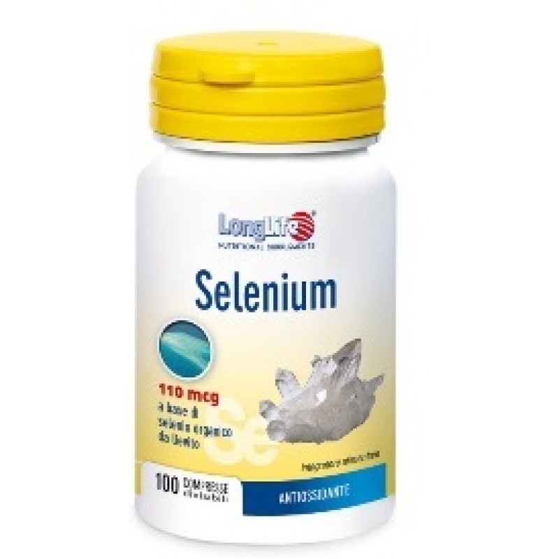 LongLife Selenium Integratore Antiossidante 100 Compresse