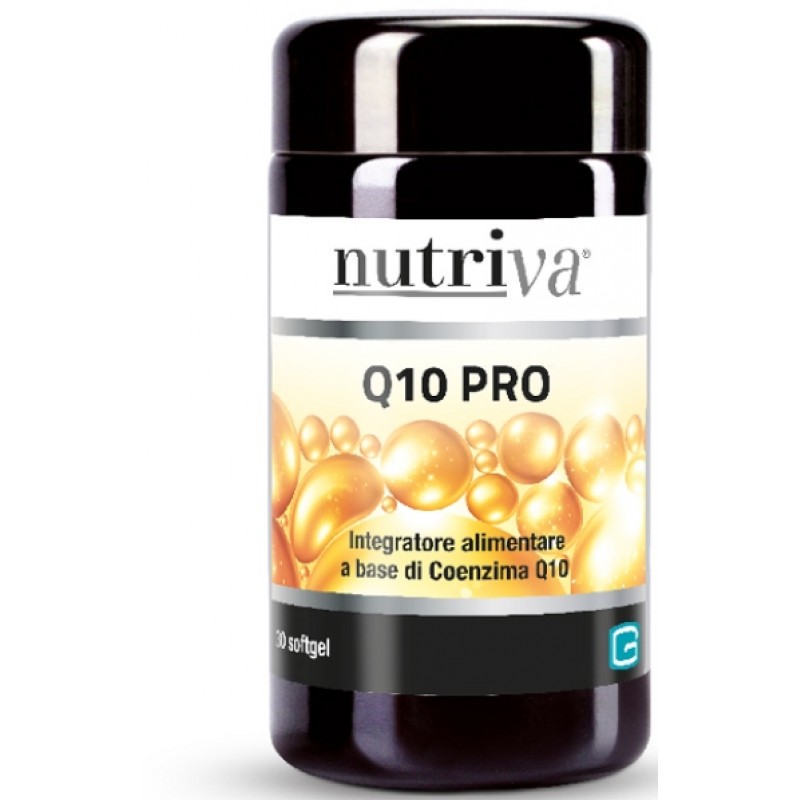 Nutriva Q10 Pro integratore alimentare utile come antiossidante e per la pelle 30 capsule