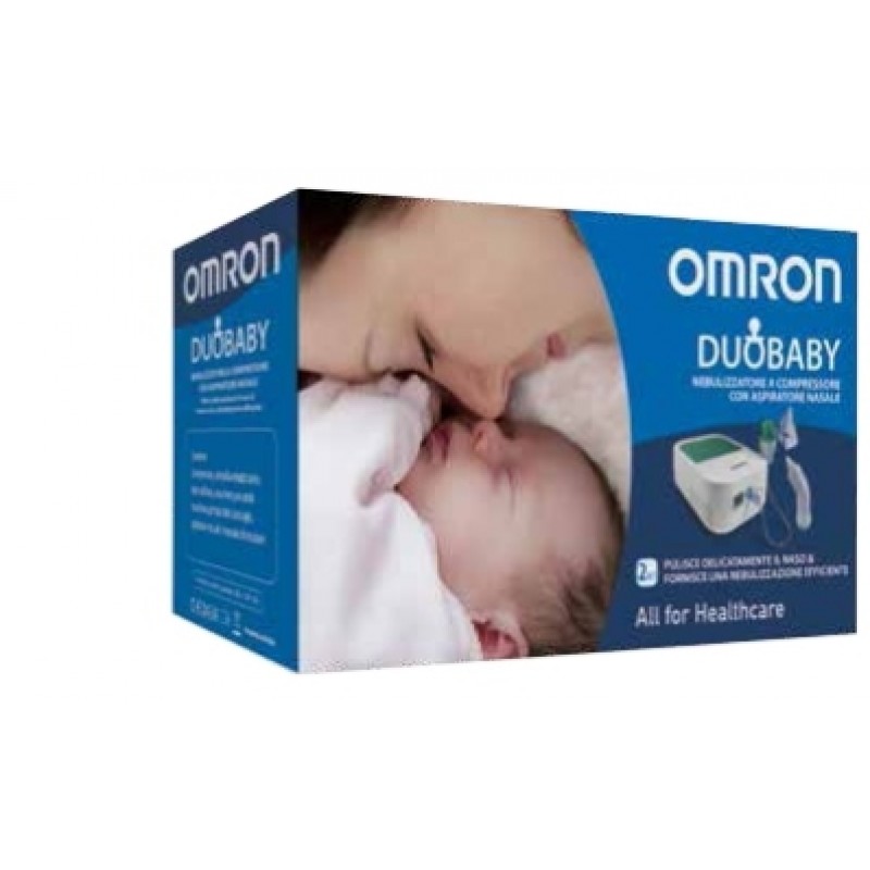 OMRON DUOBABY Nebulizzatore a compressione con aspiratore nasale