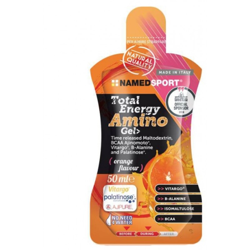Named Total Energy Amino Gel gusto arancia 50ml
