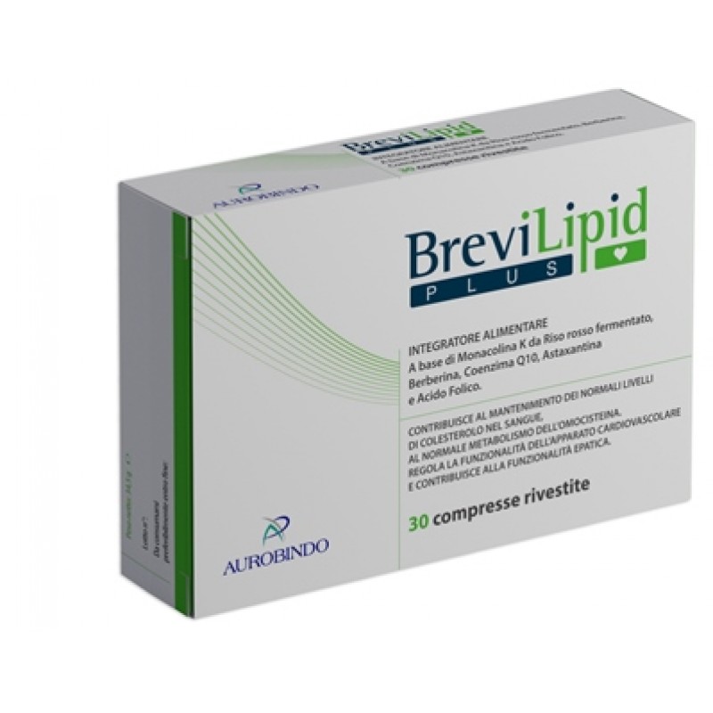 Brevilipid Plus Integratore di Monacolina K 30 Compresse