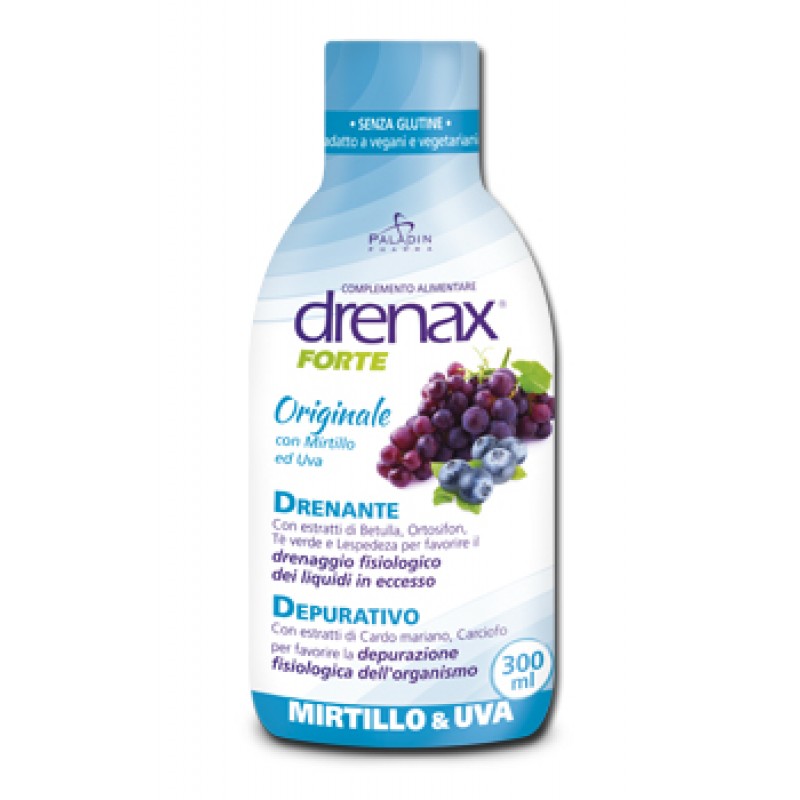 Drenax Forte Originale con Mirtilo e Uva 300 ml
