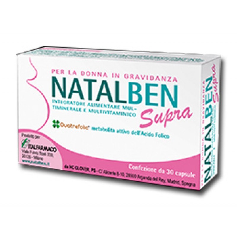 Natalben Supra Integratore Gravidanza 90 Capsule Molli