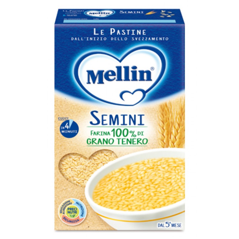 Mellin Le Pastine Semini Pasta Per Bambini 320 g
