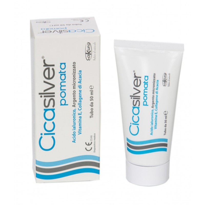 Cicasilver Pomata Cicatrizzante Lesioni Cutanee 50 ml