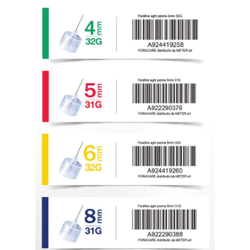 AGO PER PENNA DA INSULINA FORA FINE GAUGE 32 4 MM 100 PEZZI