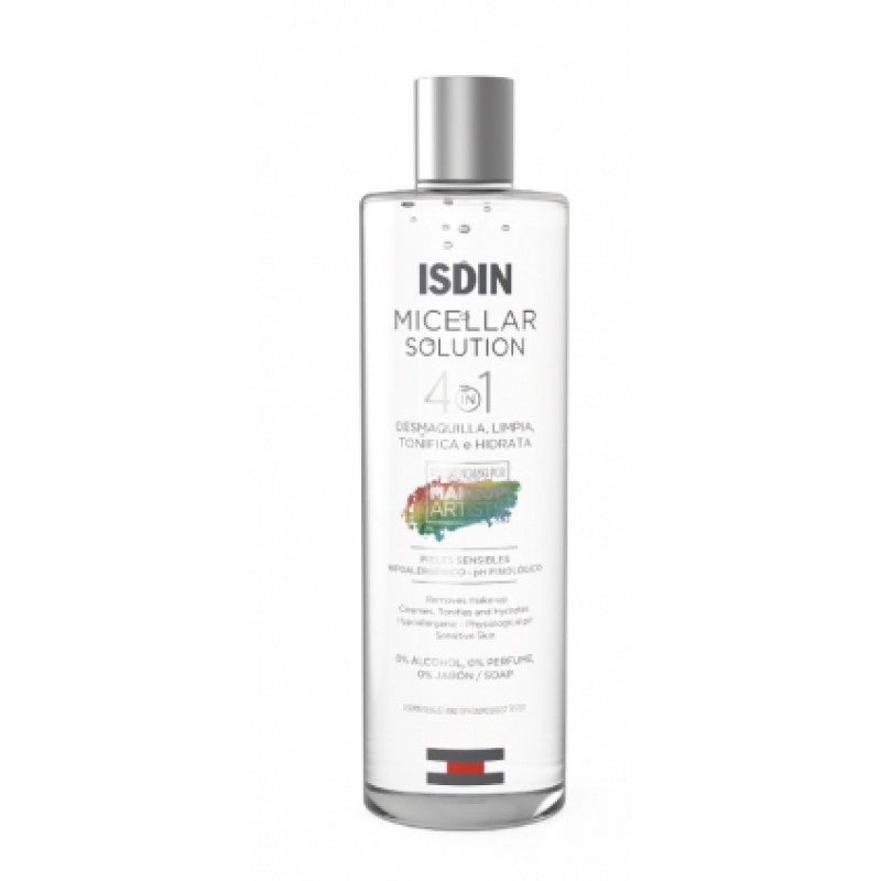 Isdin Micellar Solution Acqua Micellare 4in1 per pelle sensibile 400ml
