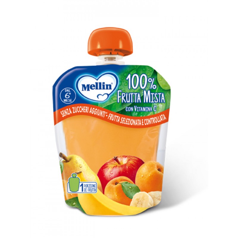 Mellin 100% Frutta Mista merenda 90g