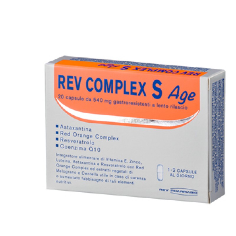 Rev Complex S Age Integratore 20 Capsule
