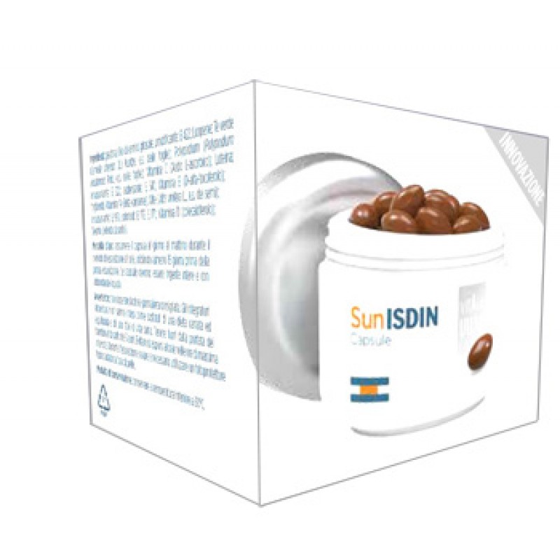 Isdin Sun integratore alimentare utile per l'abbronzatura 30 capsule