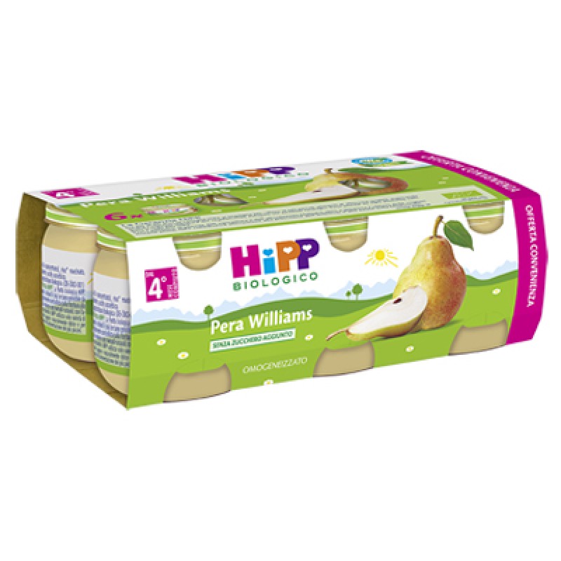 Hipp Biologico Omogeneizzato Pera Wiallms 2x80g