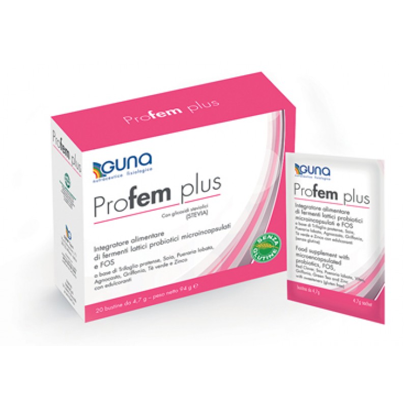 Guna Profem Plus Integratore Intestinale Per la Donna 20 Bustine