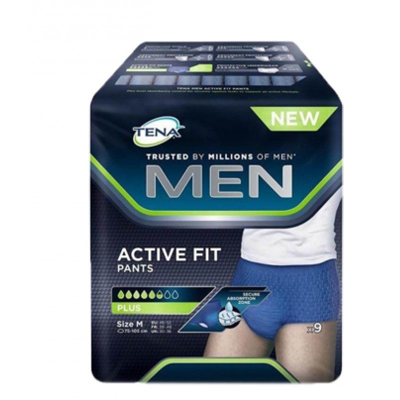 Tena Men Acitive Fit Pants 9 pezzi dim. 73x68cm