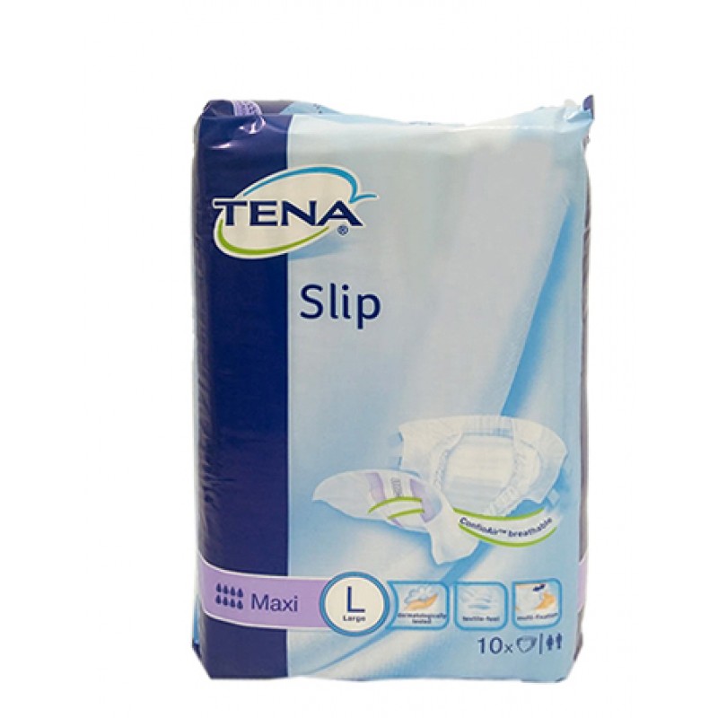 Tena Slip Maxi Pannolino Mutandina Taglia L 10 Pezzi
