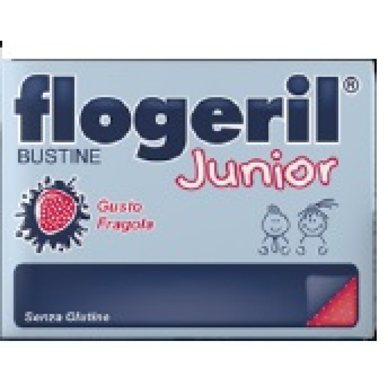 Flogeril Junior Integratore Alla Fragola 20 Bustine