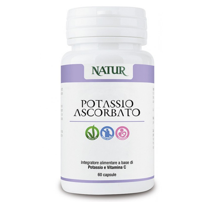 Natur Potassio Ascorbato Integratore Alimentare 60 Capsule