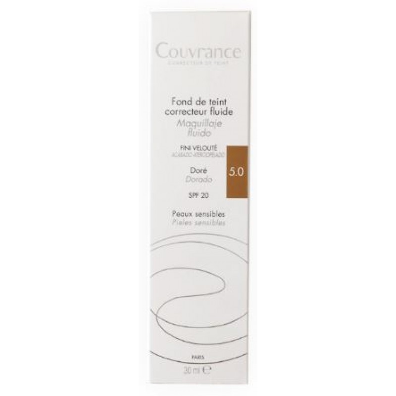 Avène Couvrance Fondotinta Correttore Fluido Dorato 30 ml