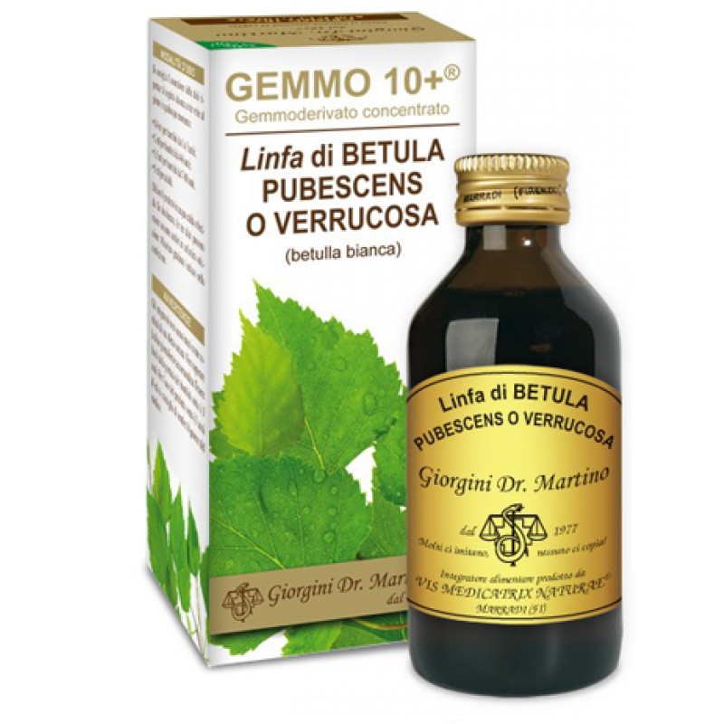 BETULLA B LINFA 100 ML LIQUIDO ANALCOOLICO GEMMO 10+