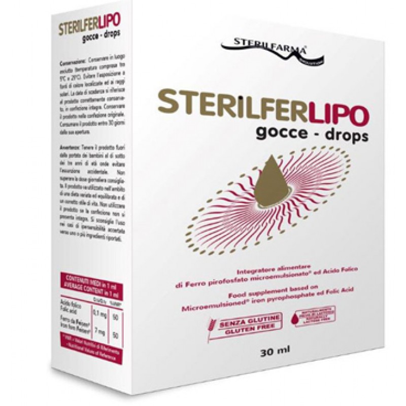 Sterilfarma Sterilfer Lipo Gocce Integratore Ferro 30 ml