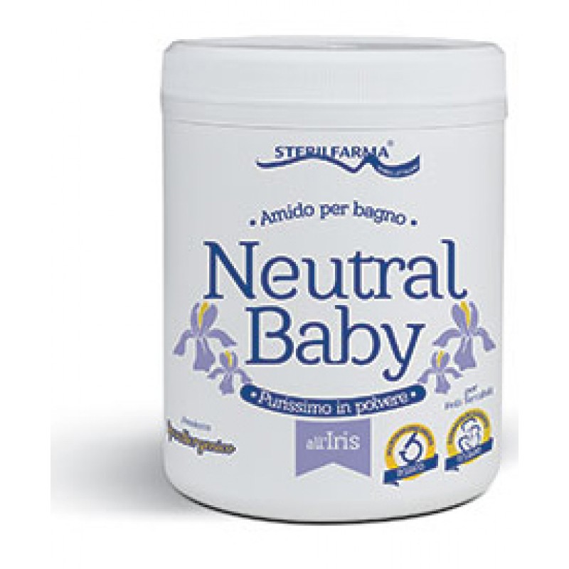 Sterilfarma Neutral Baby Amido Polvere per Bagnetto Iris 220 g