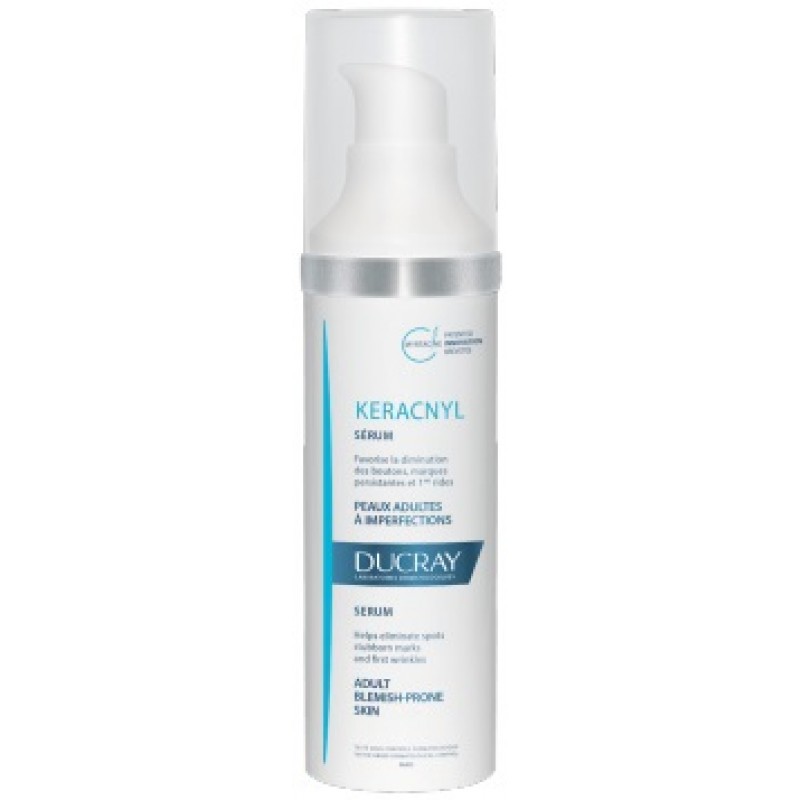 Ducray Keracnyl Siero Donna Antirughe Pelle con Imperfezioni 30 ml
