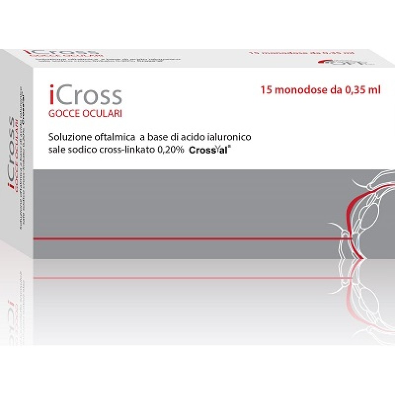 iCross Soluzione Oftalmica Protezione Corneale 15 Flaconcini Monodose