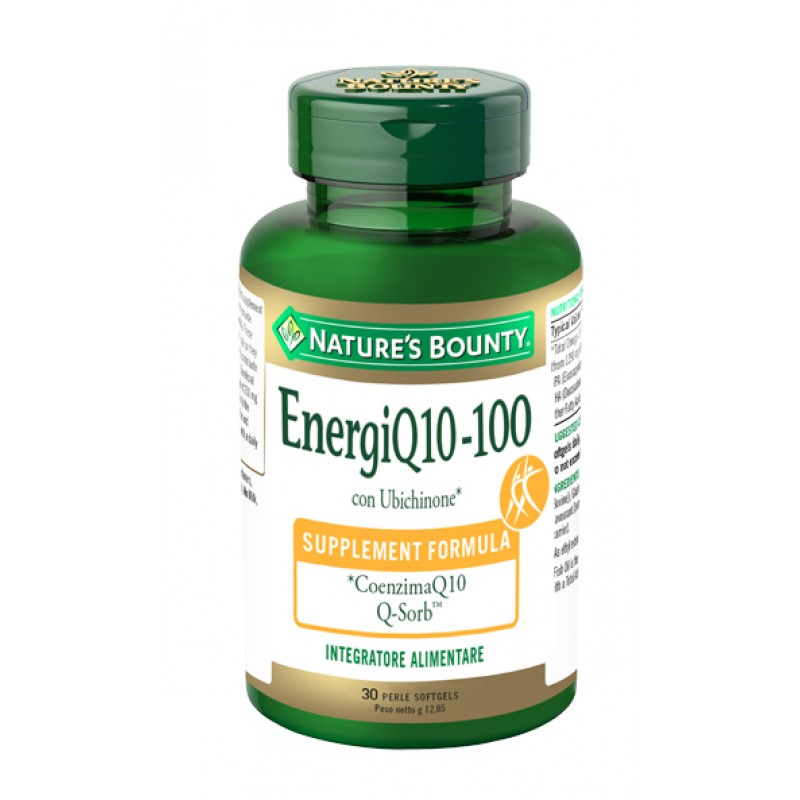 Nature's Bounty EnergiQ10-100 Integratore CoEnzimaQ10 30 Perle