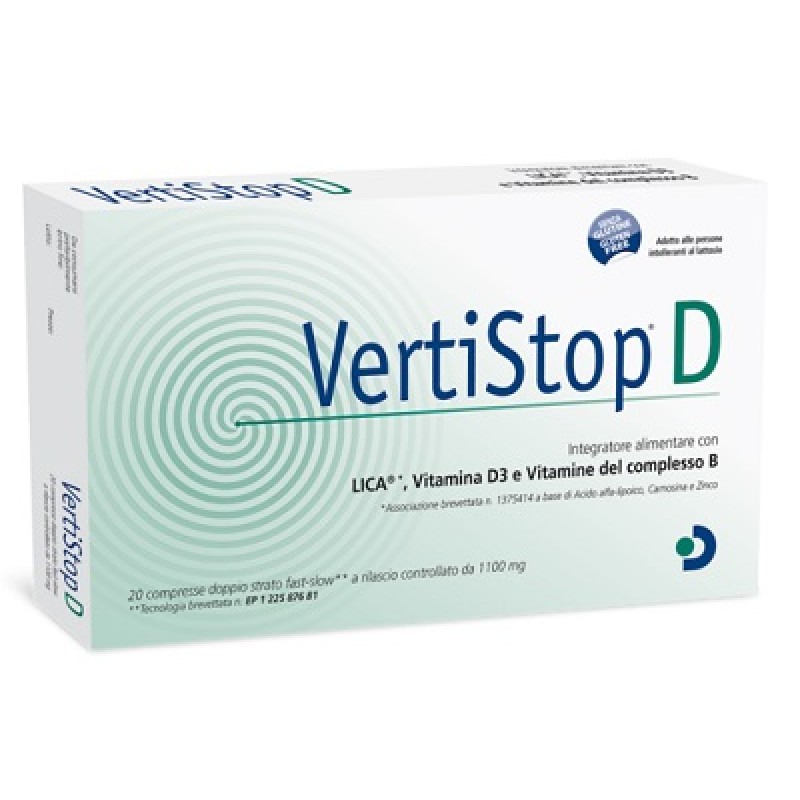 Vertistop D Compresse 20 Compresse
