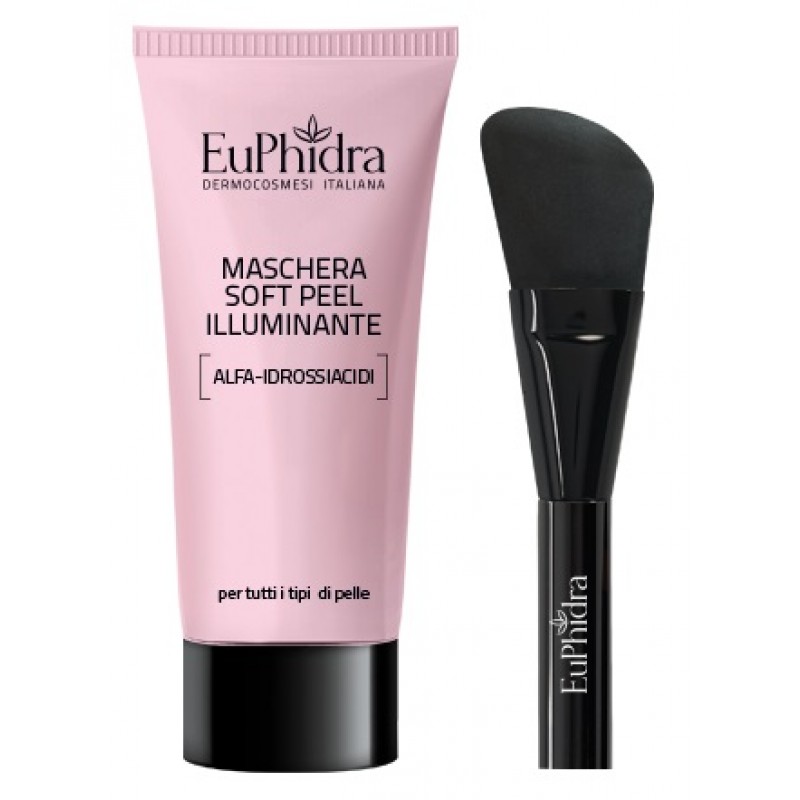 EuPhidra Maschera Soft Peel Illuminante con pennello applicatore 75ml