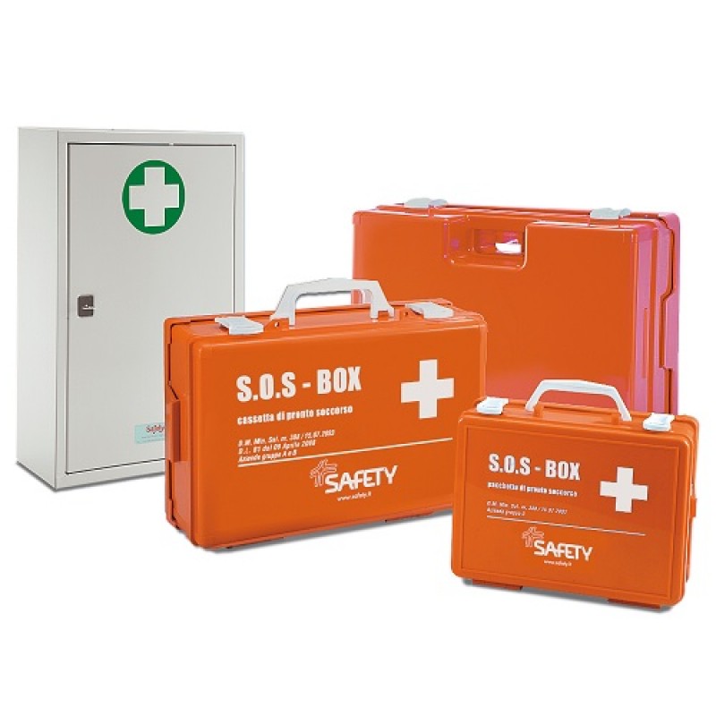 Safety Cassetta Pronto Soccorso Vuota In Plastica Tipo C 25x18 cm