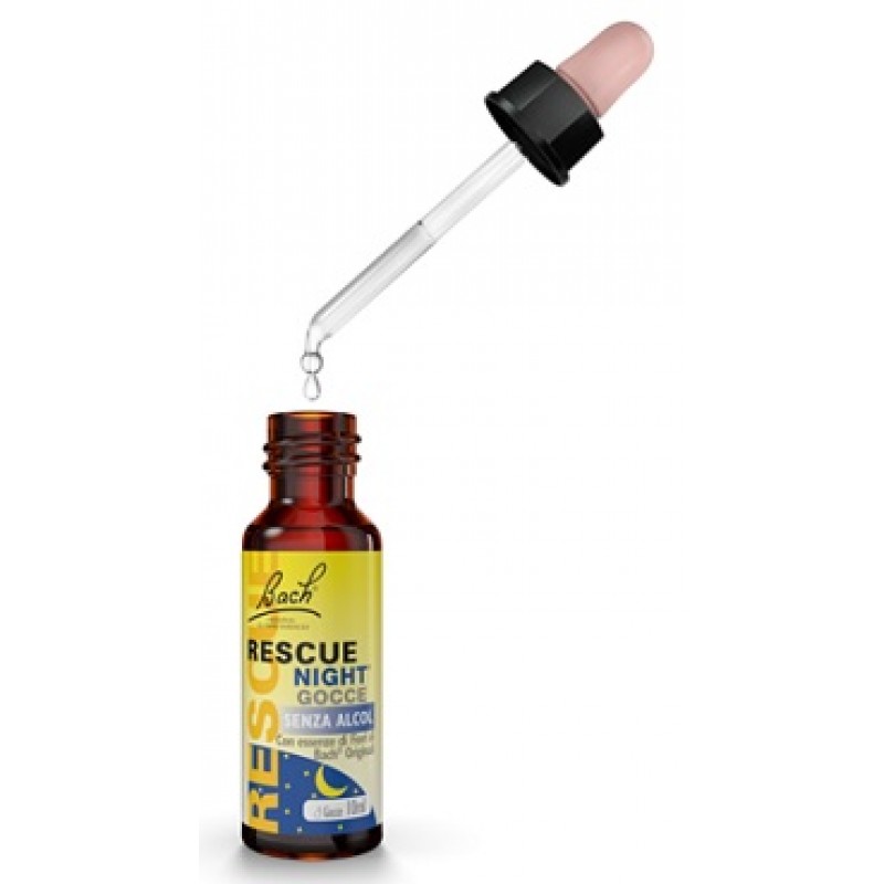 Schwabe Rescue Night Senza Alcool Integratore Gocce 10 ml