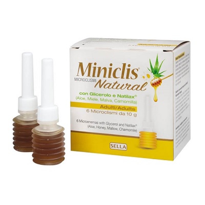 Miniclis Natural Adulti Lassativo 6 Microclismi