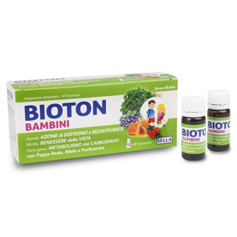 Bioton Bambini Nuovo Integratore 14 Flaconcini