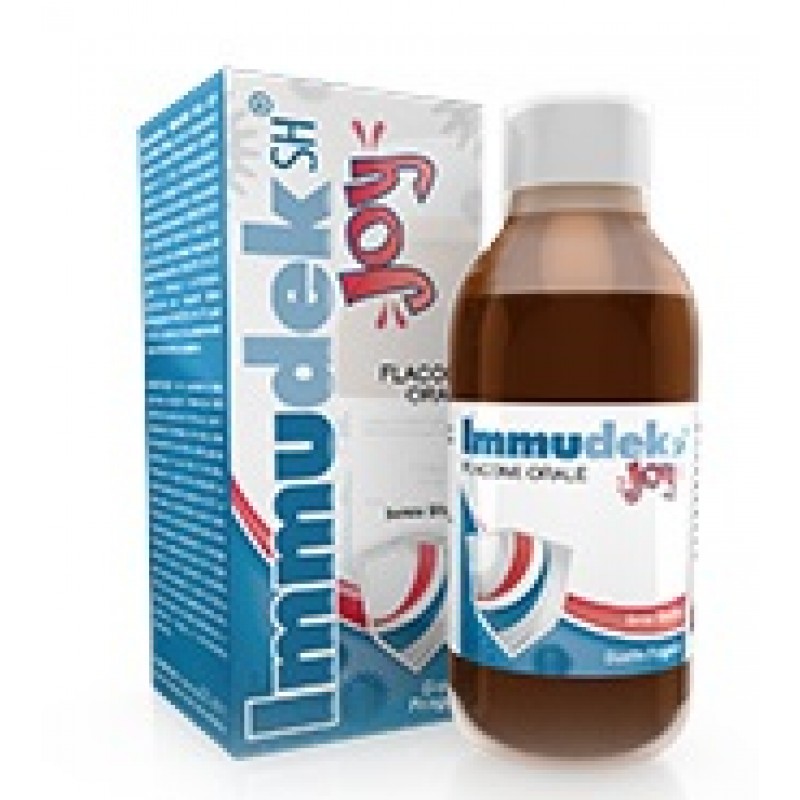 Immudek Sh Joy sciroppo flacone orale 200 ml gusto fragola