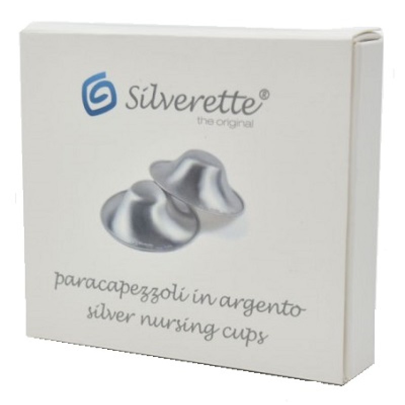 Silverette Coppette Mini In Argento Protezione Capezzoli 2 Pezzi