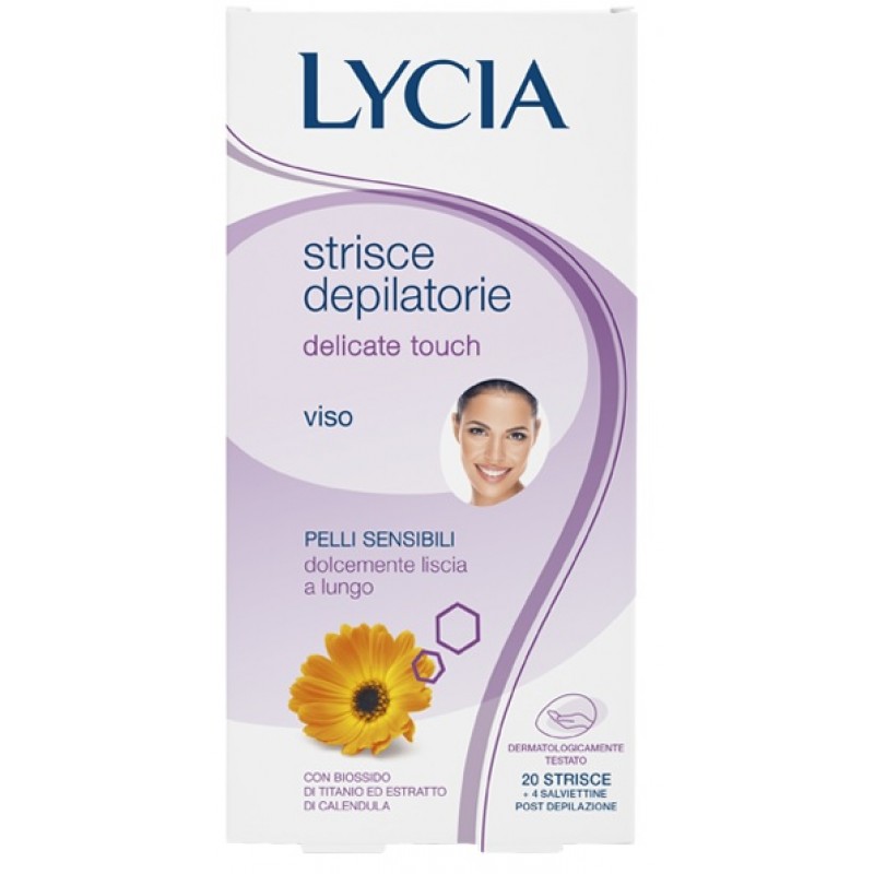 Lycia Delicate Touch strisce depilatorie viso