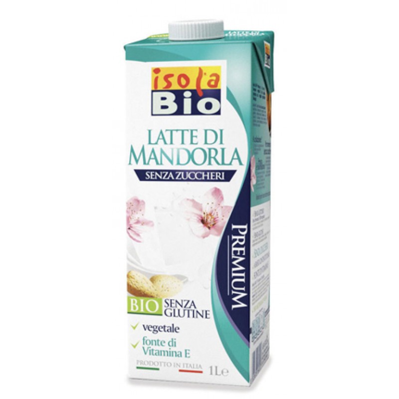 ISOLABIO LATTE DI MANDORLA SENZA ZUCCHERI 1 LT