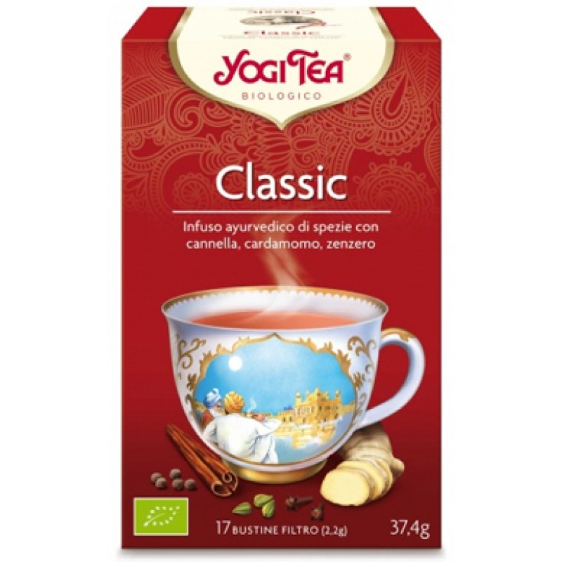 Fior di Loto Yogi Tea Classicc Cannella e Spezie Bio 37 g