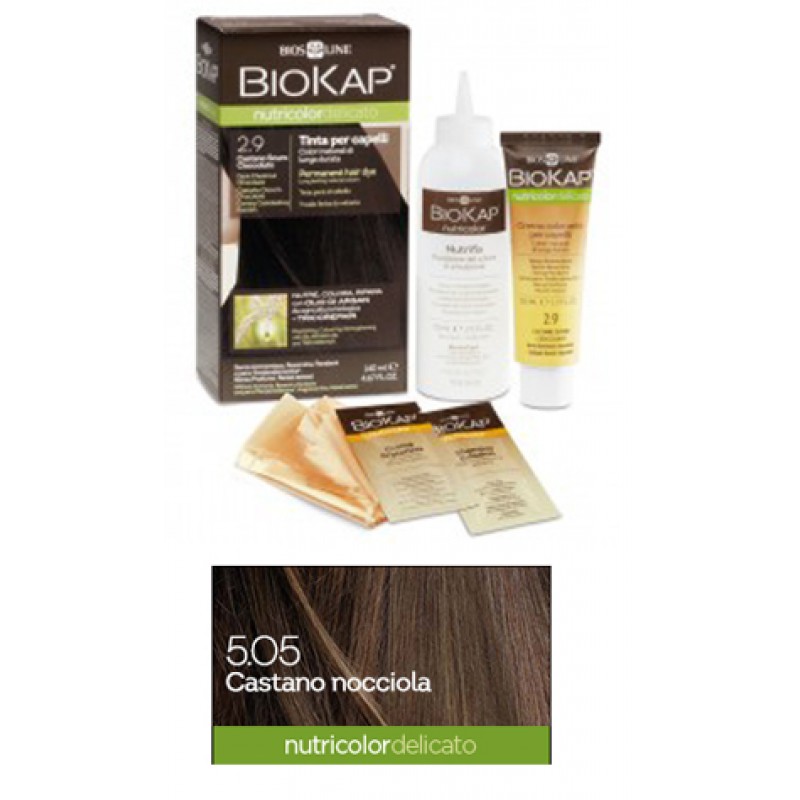 Biokap Nutricolor Delicato 5.05 Tinta Per Capelli Castano Nocciola