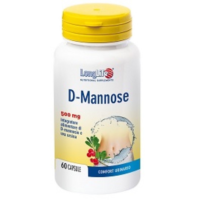 LongLife D-mannose Integratore Vie Urinarie 60 Capsule