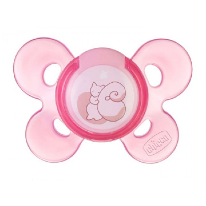 Chicco Physio Comfort Succhietto Silicone Girl 0-6 Mesi