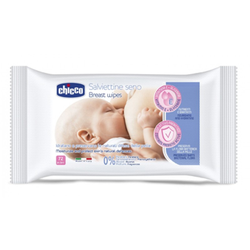 Chicco Salviette Detergenti Seno 72 Pezzi